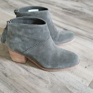 Olive Green TOMS Booties